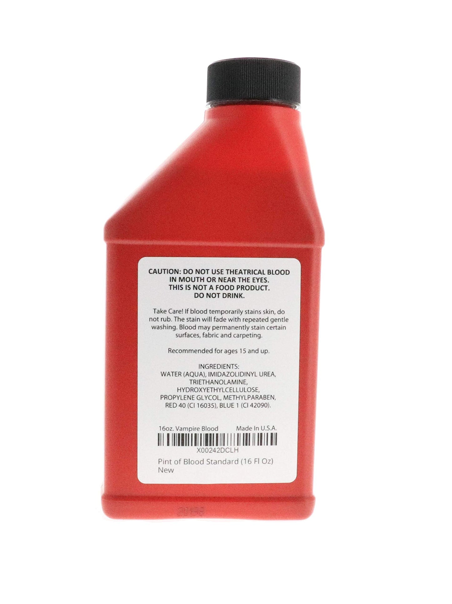 Fake Blood and Liquid Latex 16 Oz - Combo Kit - for Adults and Kids, Vampire Blood, Ideal for Artwork, Theater and Cosplays, 2 Full Pints Beauty & Personal Care Liquid Latex Fashions