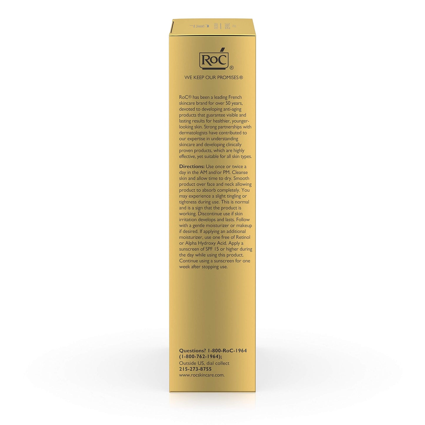 RoC Retinol Correxion Deep Wrinkle Facial Serum, Anti-Wrinkle Treatment Made with Retinol, 1 fl. oz Beauty & Personal Care RoC