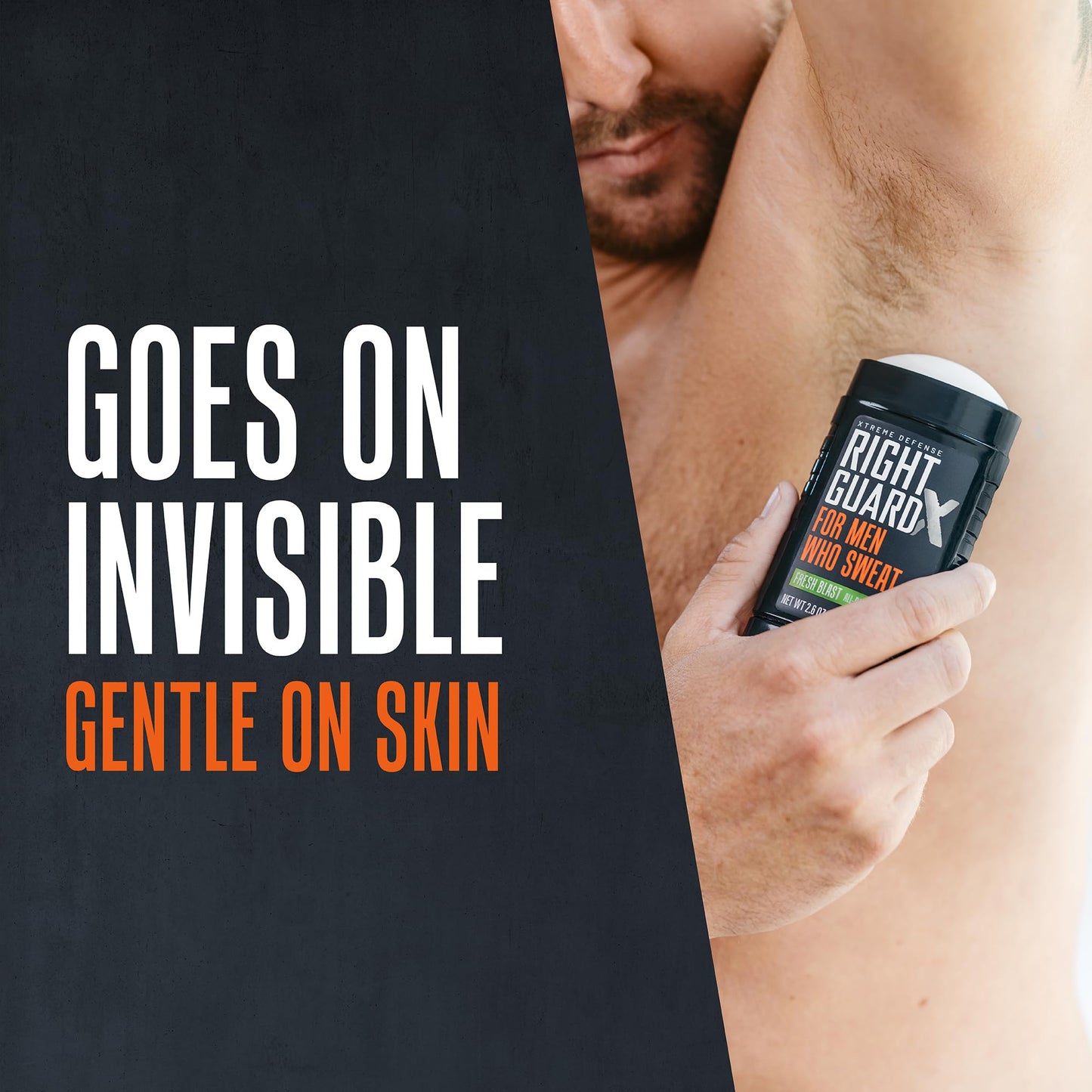 Right Guard Xtreme Defense Invisible Solid Antiperspirant Deodorant, Fresh Blast Scent - 5-in-1 Deodorant Men Can Trust, 72-Hour Odor Control, 2.6 oz Beauty and Personal Care Right Guard
