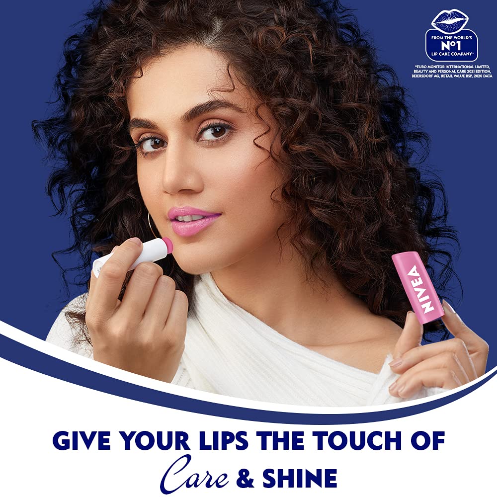 Nivea Lip Soft Rose Blister Pack Beauty & Personal Care NIVEA