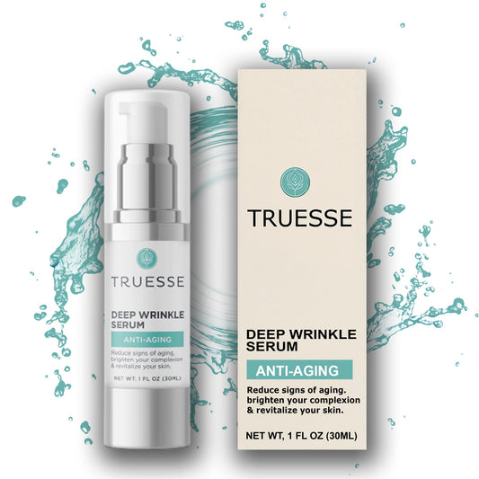 TRUESSE Deep Wrinkle Serum - Wrinkle Cream for Face - Anti Wrinkle Serum - Face Serum for Women - Ayurveda for Wrinkles, 1 fl oz… Beauty & Personal Care TRUESSE