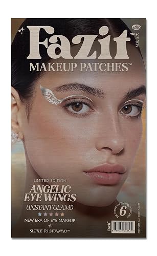 Fazit Makeup Patches - Halloween Angelic Eye Speckles - Glow Up Make-Up Patches - Cute Glitter Makeup Accessories For Women - Cosmetic Glitter Beauty & Personal Care Fazit