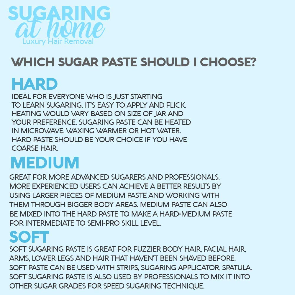 Sugaring Kit for Personal use Professional Grade + 15 Strips + Sugaring Applicator Beauty and Personal Care Sugaring