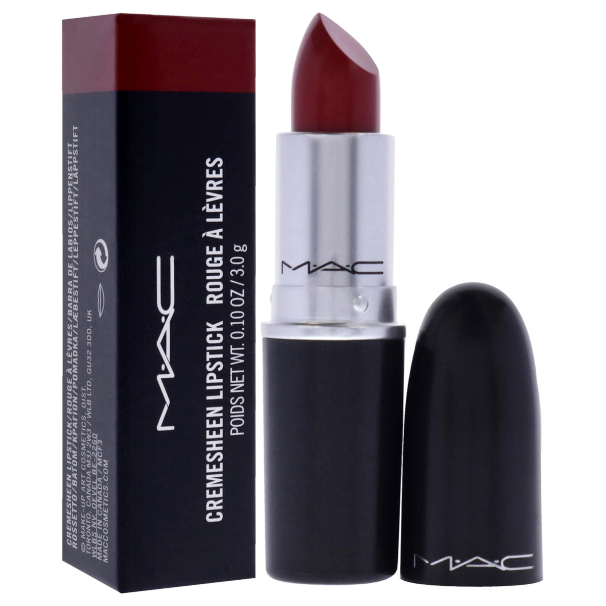 MAC Cremesheen Lipstick - Brave Red Lipstick Women 0.1 oz Beauty & Personal Care MAC