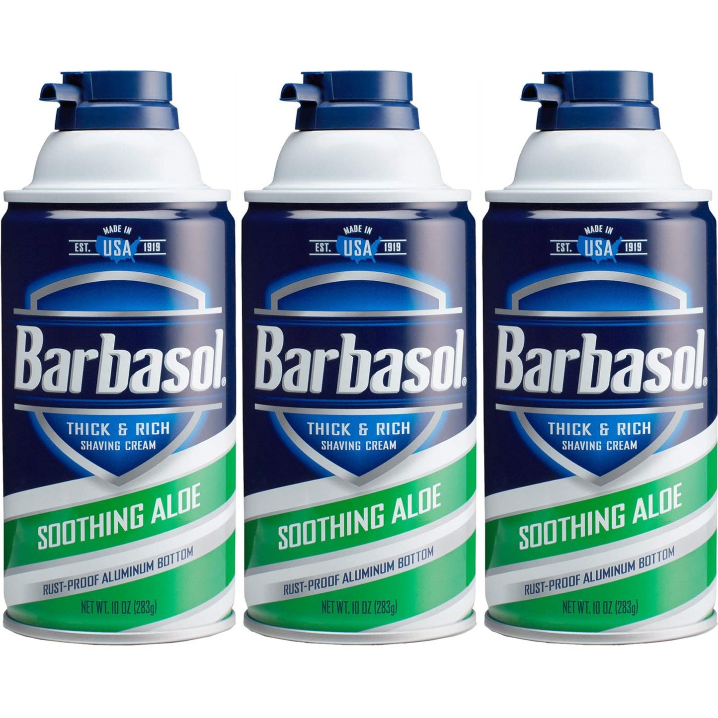 Barbasol Soothing Aloe Skin Thick And Rich Shaving Cream 10 Oz (Pack of 3) by Perio Beauty & Personal Care Barbasol