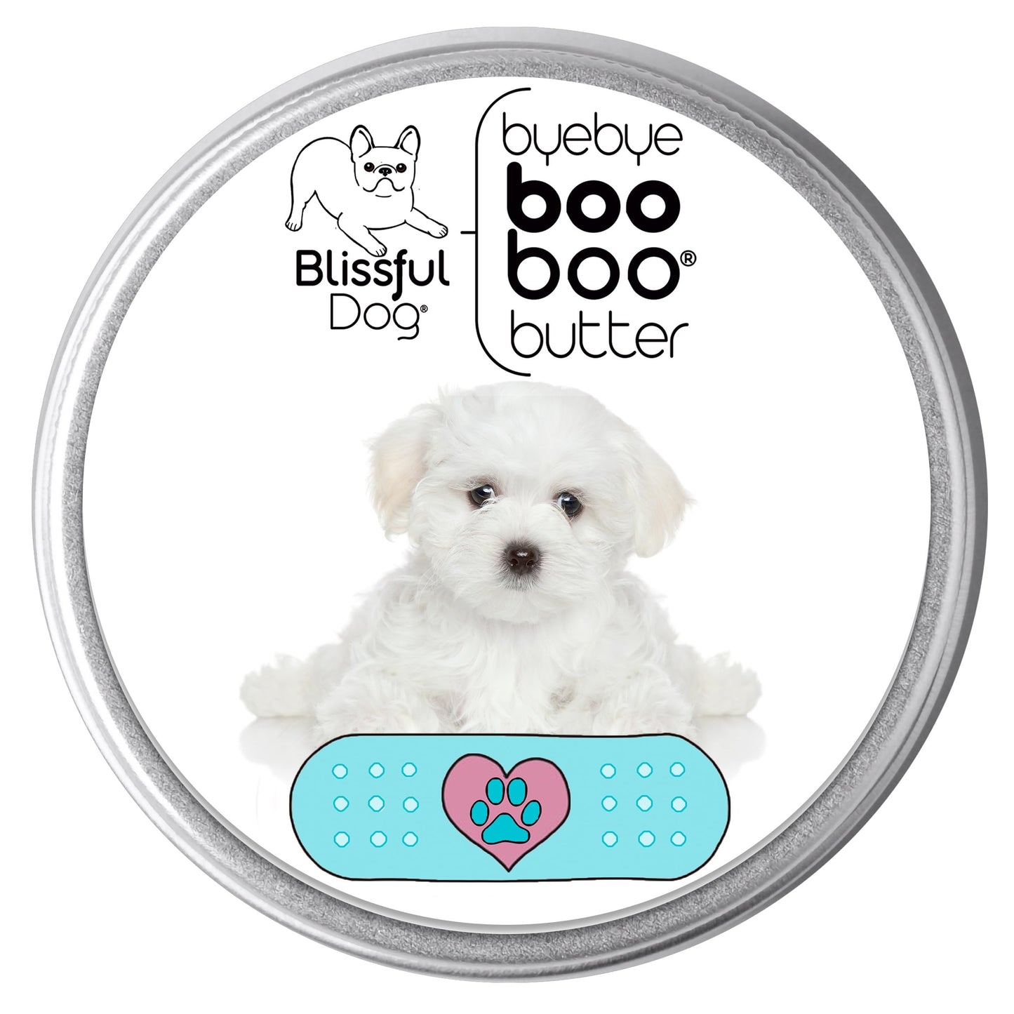 The Blissful Dog 1 oz TIN Maltese Booboo Butter Beauty and Personal Care The Blissful Dog