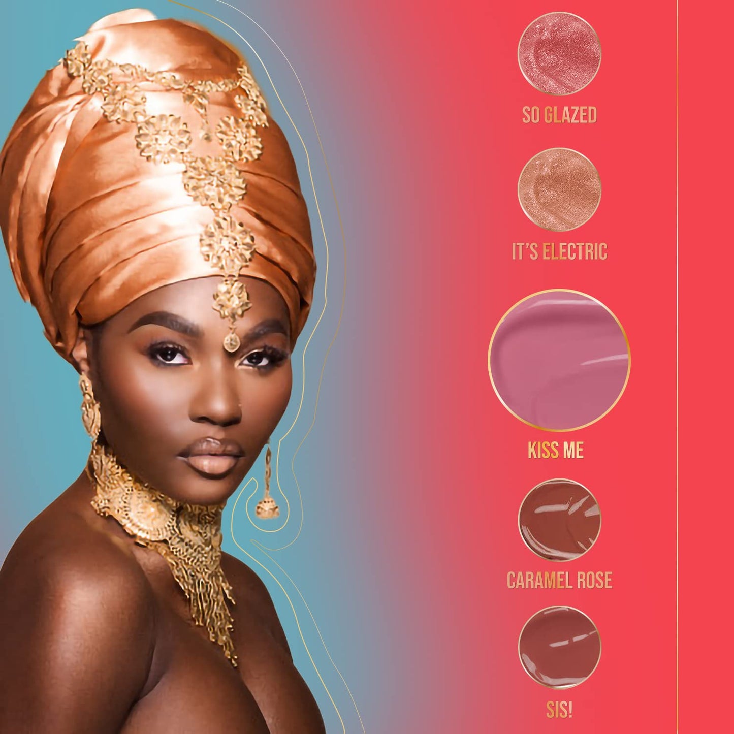 Juvia's Place Lip Gloss Reflect Kiss Me,Soft Rosy Baby Pink,Smooth and Creamy, Long Lasting Non-Sticky, Luscious High Shine Glow,16 oz, Beauty & Personal Care Juvia's Place