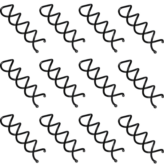 eBoot Spiral Hair Clip Spin Bun Stick, Hair Pick Set for DIY Hair Styles - 20 Pack (Black) Beauty & Personal Care EBOOT