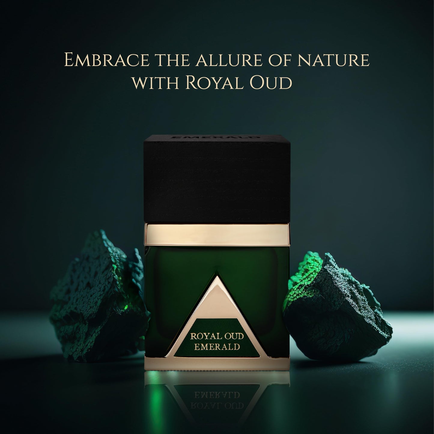 Maison GHandour Royal Oud Emerald | Luxury Perfume for Men and Women | Unisex Perfume with Notes of Cassis, Litchi, and Mandarin Orange | Oud Perfume Beauty & Personal Care Maison GHandour