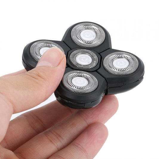 5 Head Shaver Replacement, Universal Electric Beard Shaver Carver 5 Blade Rotating Head Accessory Replacement Shavers Rotating Cutter Head Double Ring Beauty and Personal Care YUYTE