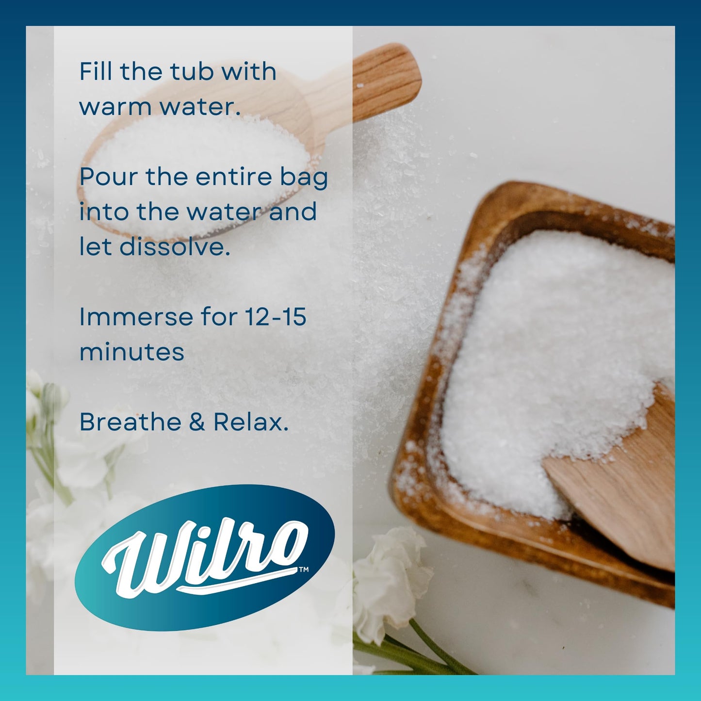 Wilro Soothing, Aromatic Bath Salts, 3 Pack, Menthol Spearmint (Menthol Spearmint) Beauty and Personal Care Wilro