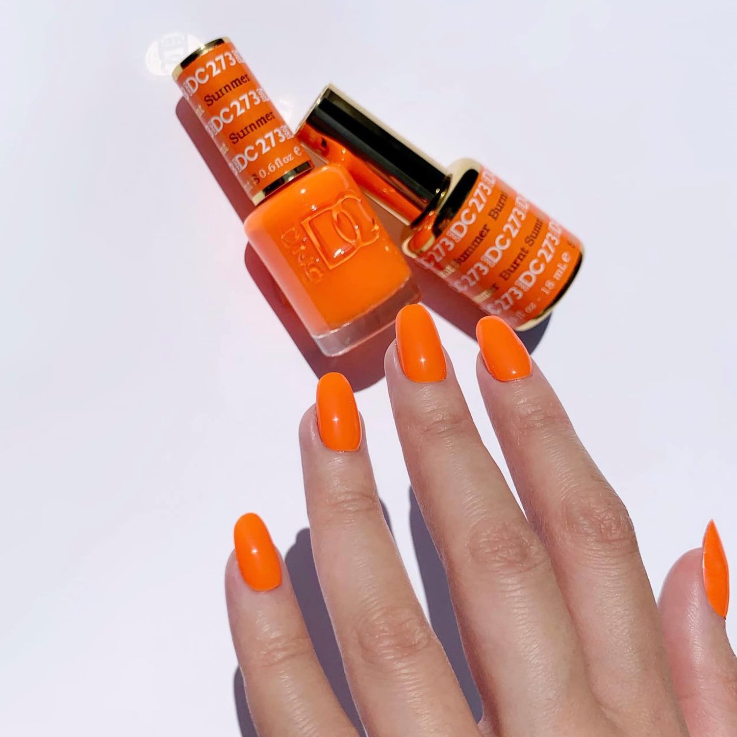 DND DC Gel Polish Set, Orange Collection, UV/LED GelPolish and Air Dry Nail Lacquer, Matching Chip-Free Polish Duo, 0.5 Fl Oz Each Beauty & Personal Care DAISY DND