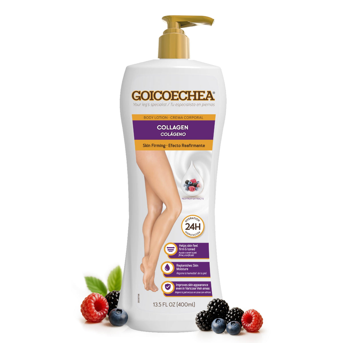 Goicoechea Skin Firming Cream | Body lotion with Collagen Elastin for Women, Skin Toned & Firming Lotion, Body Lotion with Red Fruit Extracts, 24H Beauty & Personal Care Goicoechea
