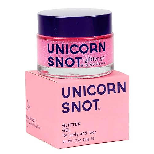 UNICORN SNOT Holographic Face Glitter & Body Glitter Gel | Holiday Glitter Makeup: Stocking Stuffers & Christmas Gift | Hair Glitter, Vegan & Cruelty Beauty & Personal Care UNICORN SNOT
