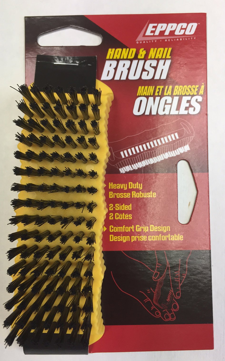 Eppco HU1310101 Heavy Duty Two Sided Hand & Nail Brush Beauty & Personal Care EPPCO
