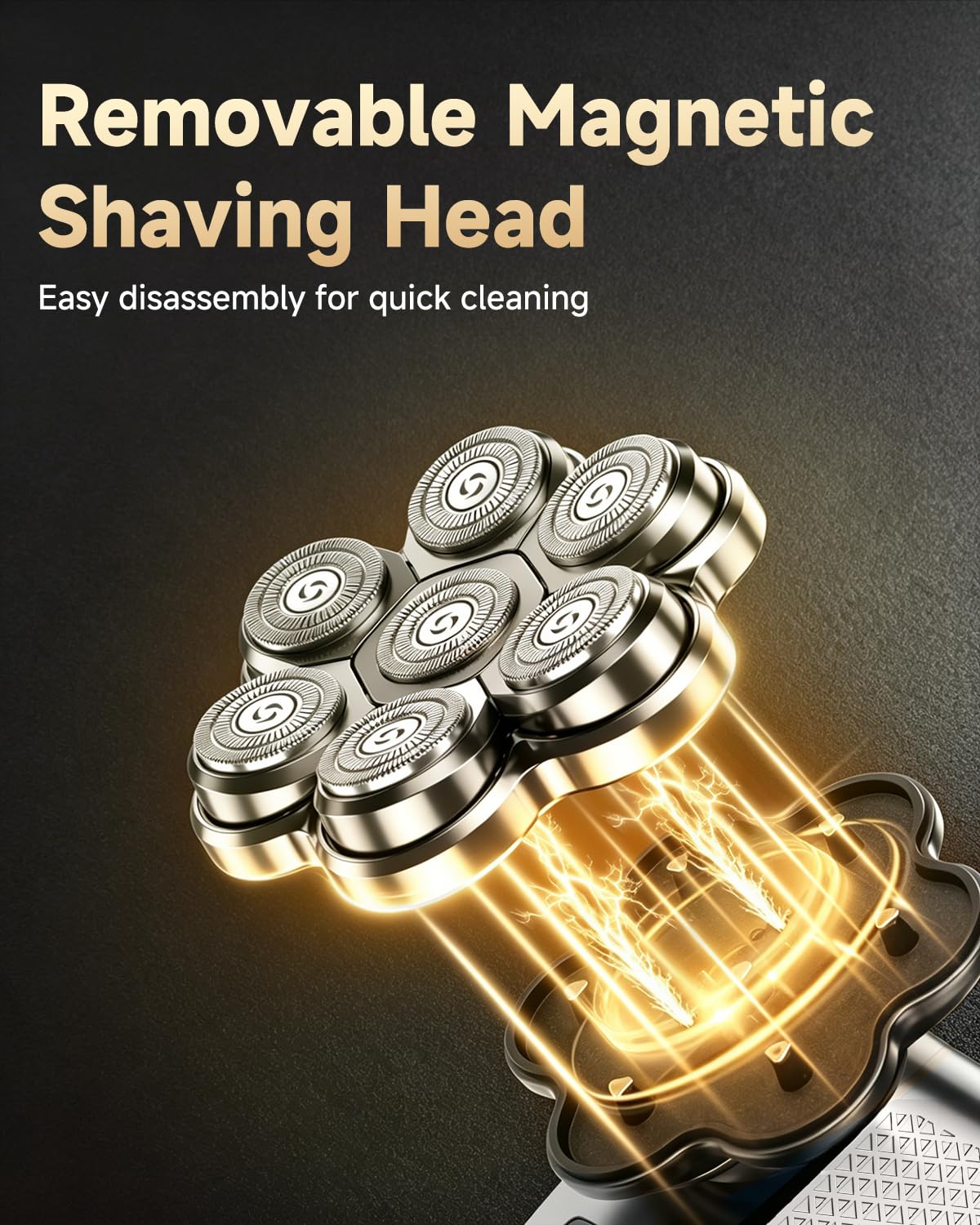TEPOTZ Electric Head Shavers for Bald Men - Type-C Fast Charging with Travel Lock -Frost Silver Beauty and Personal Care TEPOTZ