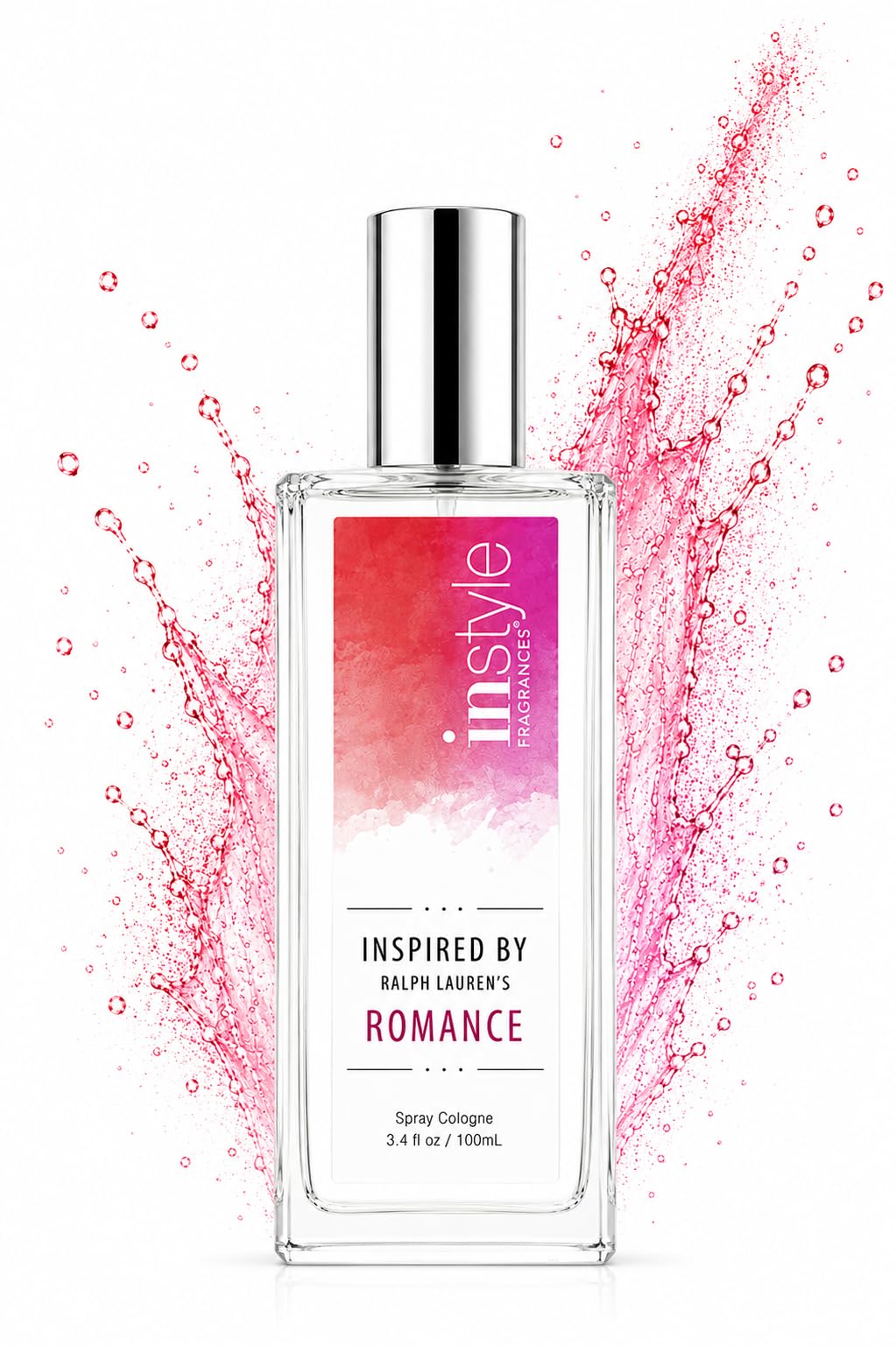 Instyle Fragrances | Inspired by Ralph Lauren's Romance | Women’s Eau de Toilette | Vegan, Paraben Free, Phthalate Free | Never Tested on Animals | Beauty & Personal Care Instyle Fragrances