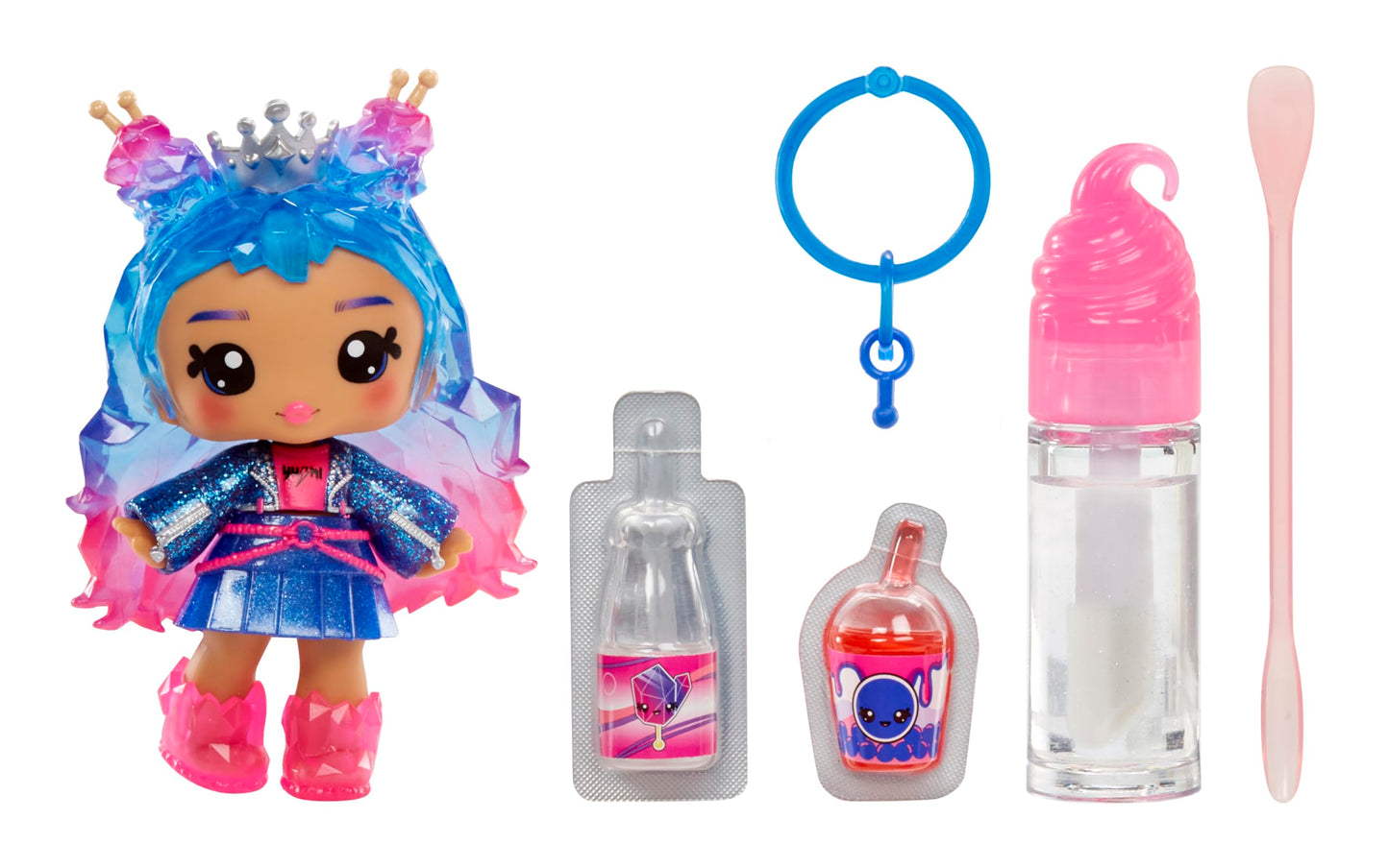 Yummiland Lip Gloss Doll - Roxie Crystal Candy, with DIY Lip Gloss Kit, Ages 4+ Beauty & Personal Care Yummiland