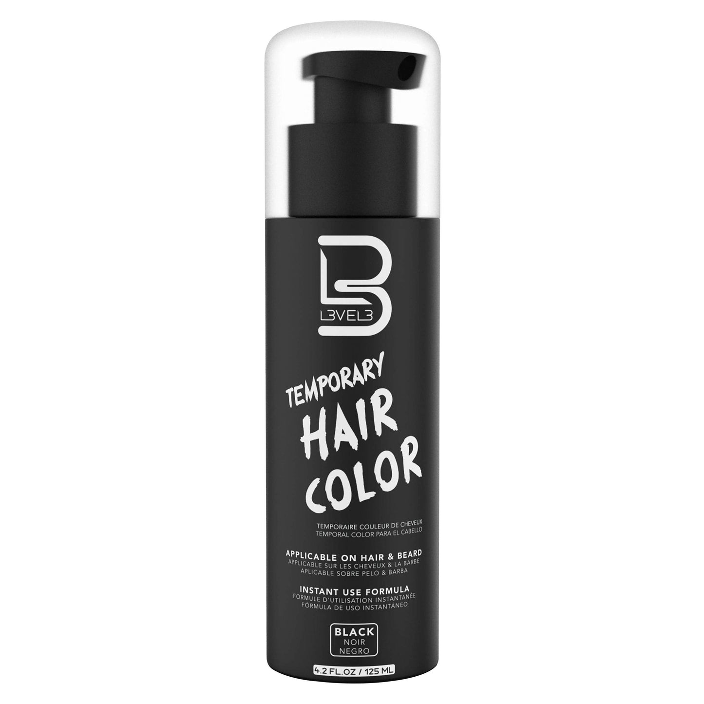 L3 - Temporary Beard Color - Full Beard in Minutes - Easy to Apply and No Mixing Required - Level 3 Natural Looking Black Dye Beauty & Personal Care L3