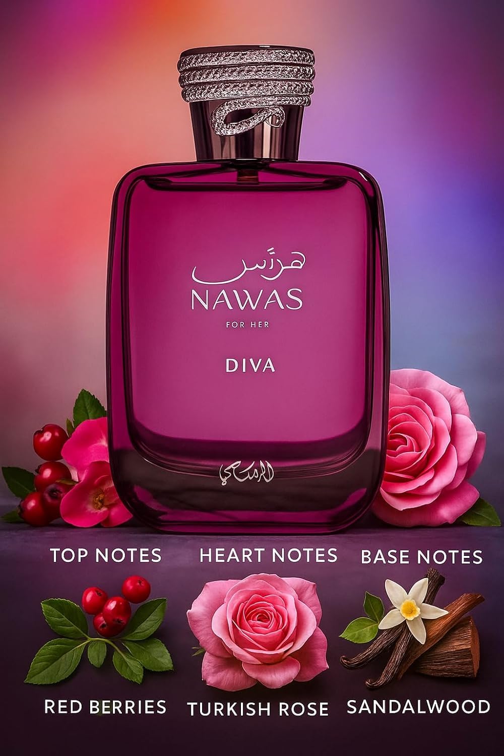 RASASI Hawas Diva Eau de Parfum For Women 3.38 Fl Oz Beauty & Personal Care RASASI