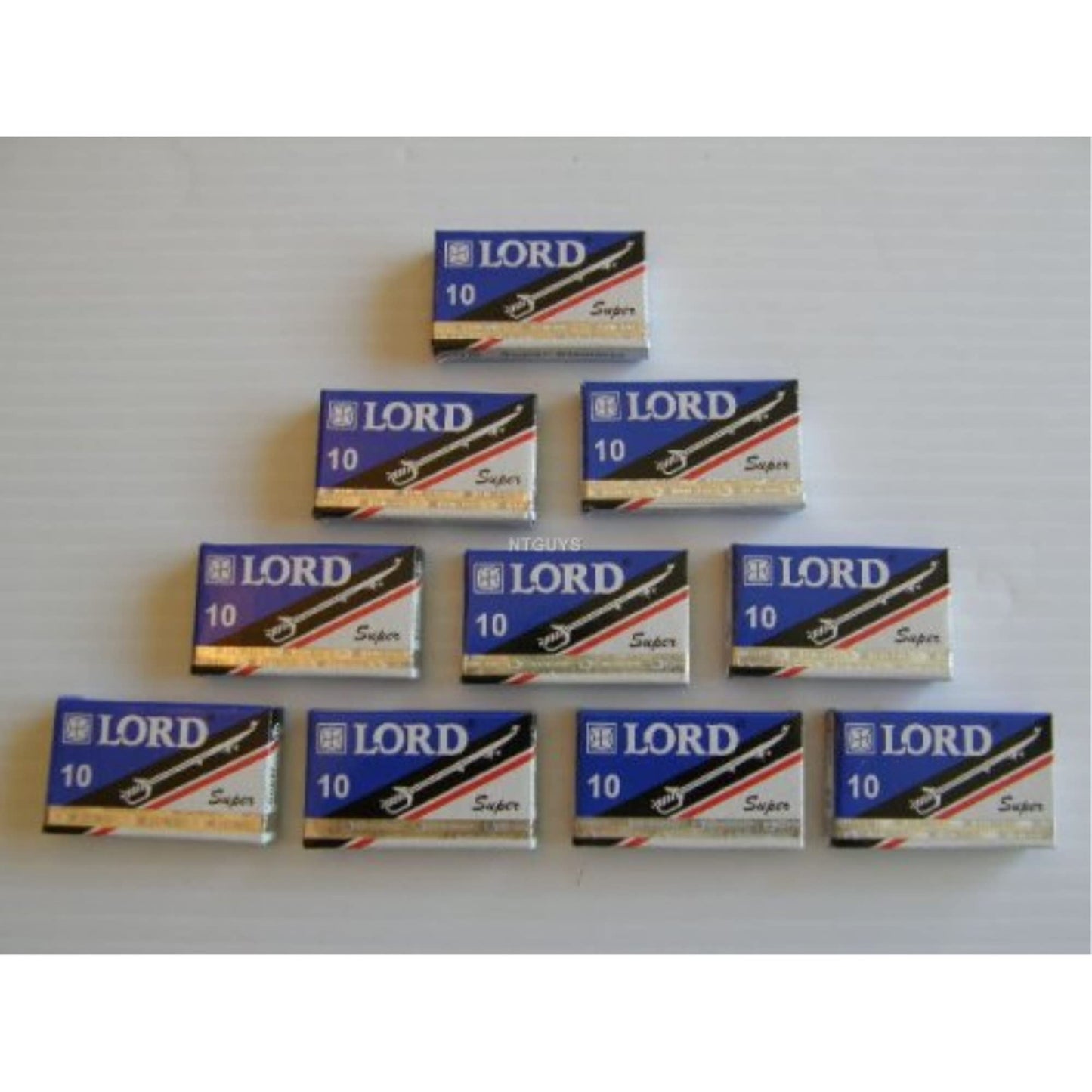 100 LORD Super Stainless Double Edge Safety Razor Blades Beauty and Personal Care LORD