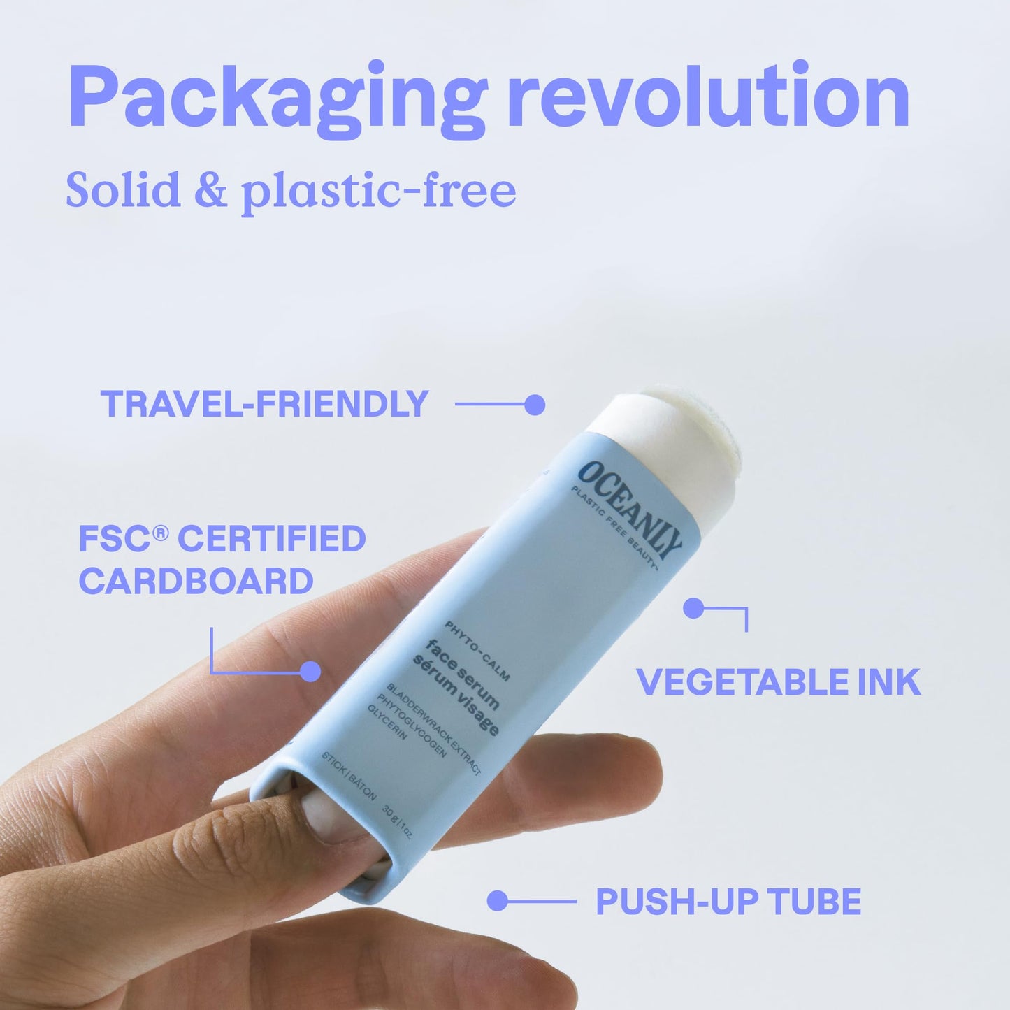 ATTITUDE Oceanly Face Serum Bar, EWG Verified, Plastic-free, Plant and Mineral-Based Ingredients, Vegan and Cruelty-free Beauty Products, PHYTO GLOW Beauty & Personal Care BIO SPECTRA ATTITUDE