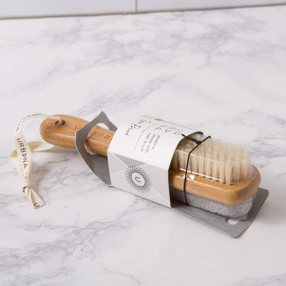 Urbana Spa Prive Home Spa Collection, Pumice Stone with Nail Brush
