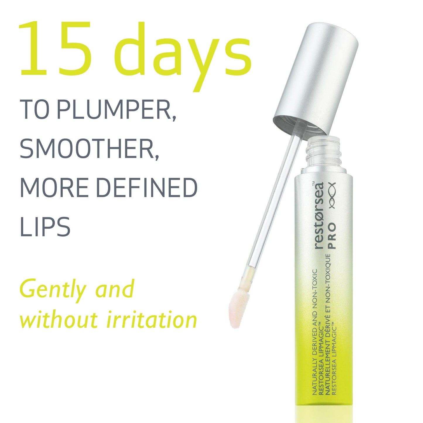 PRO Restorsea Lip Magic with Vibransea Complex - Plumper-looking Lips in 15 Days - Paraben, Sulfate, Cruelty-free Beauty and Personal Care RESTØRSEA
