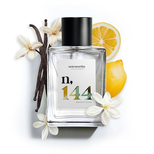 Noteworthy n,144 Brightside Eau De Parfum - Citrus, Vanilla | Sophisticated, Warm Fragrance for Any Occasion | Long-lasting Unisex Perfume for Women Beauty & Personal Care Noteworthy