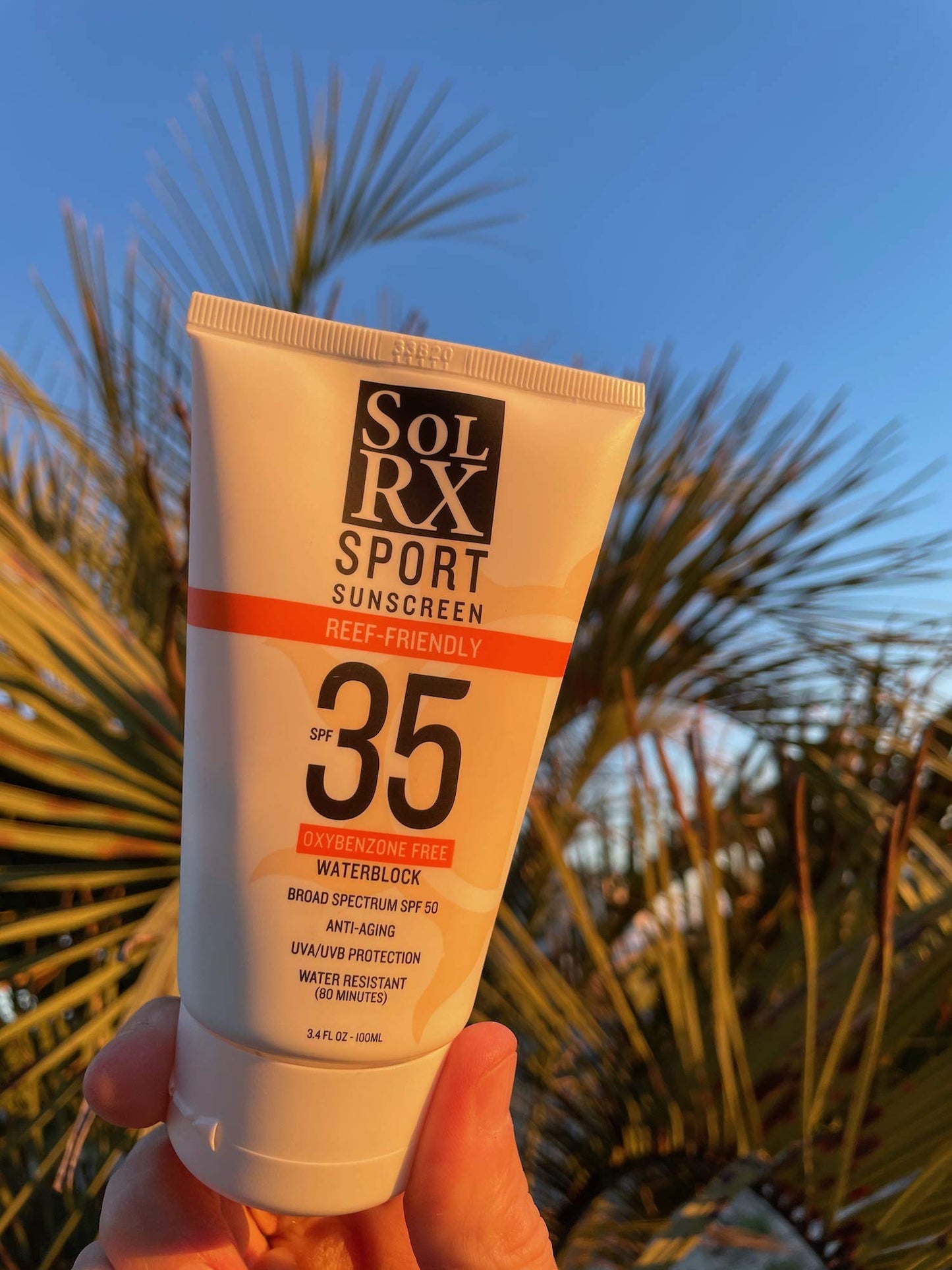 SolRX SPORT SPF 35 Sunscreen, Reef Friendly, Oxybenzone Free, Fragrance Free Beauty & Personal Care SolRX