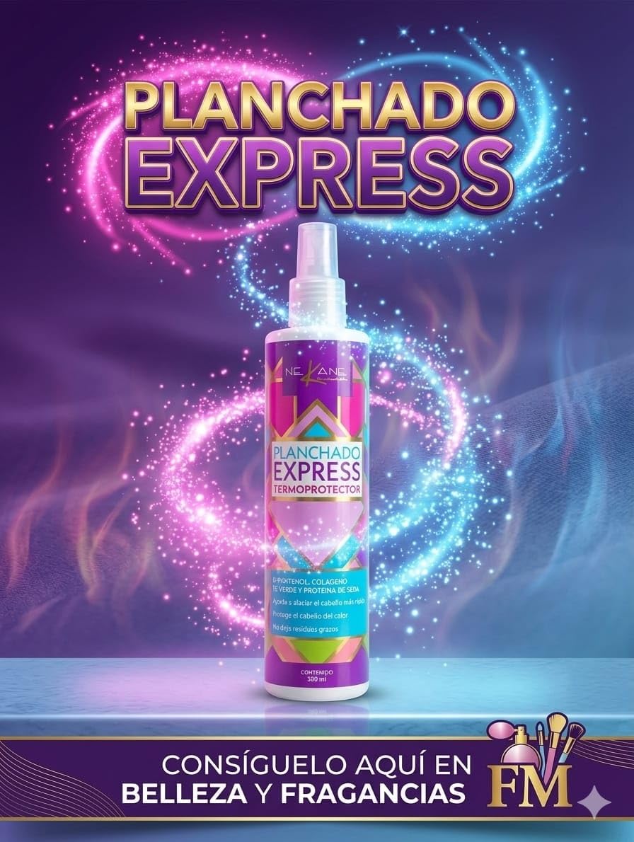 NEKANE Planchado Express Termoprotector - Heat Protectant for Hair 300 mL, Pink Beauty & Personal Care NEKANE
