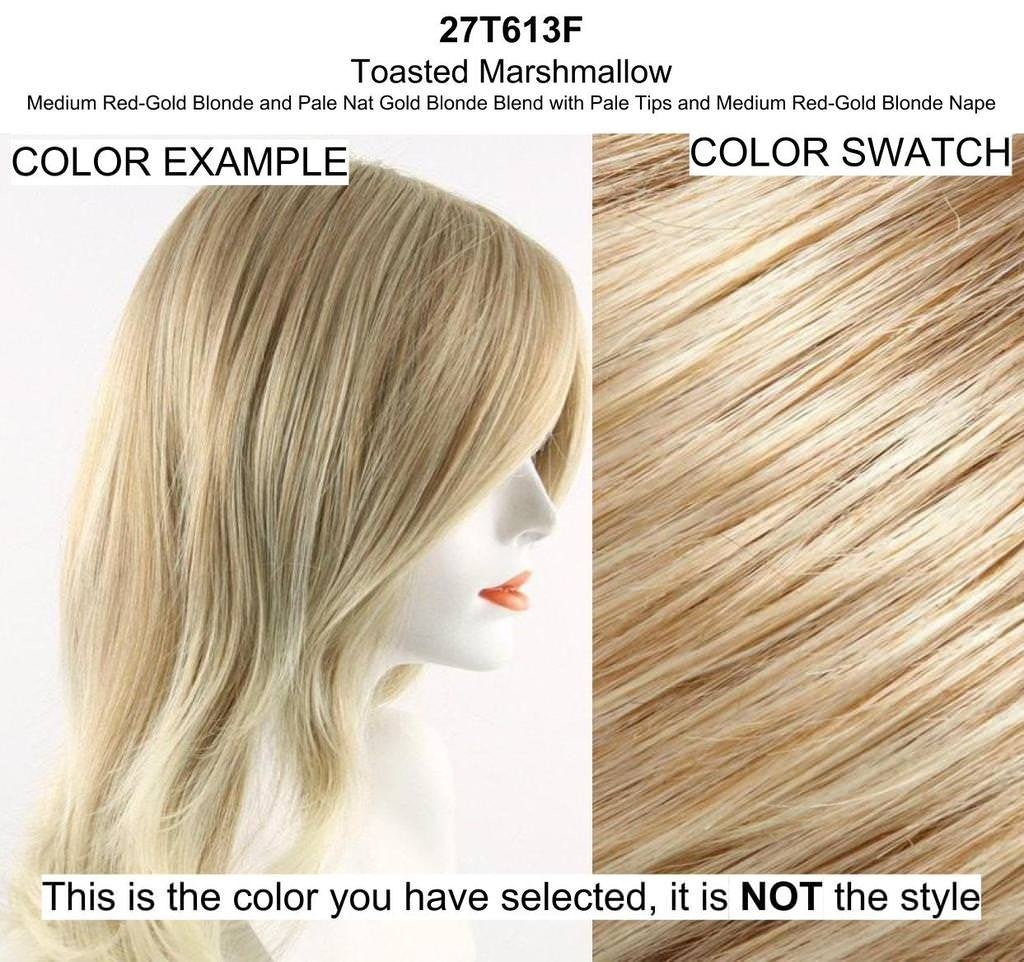 Funbun Curly Synthetic Hair Wrap Elastic Band Women's Hairpiece Chignon Ponytail Accent Fun Bun by easihair - 27T613 Marshmallow
