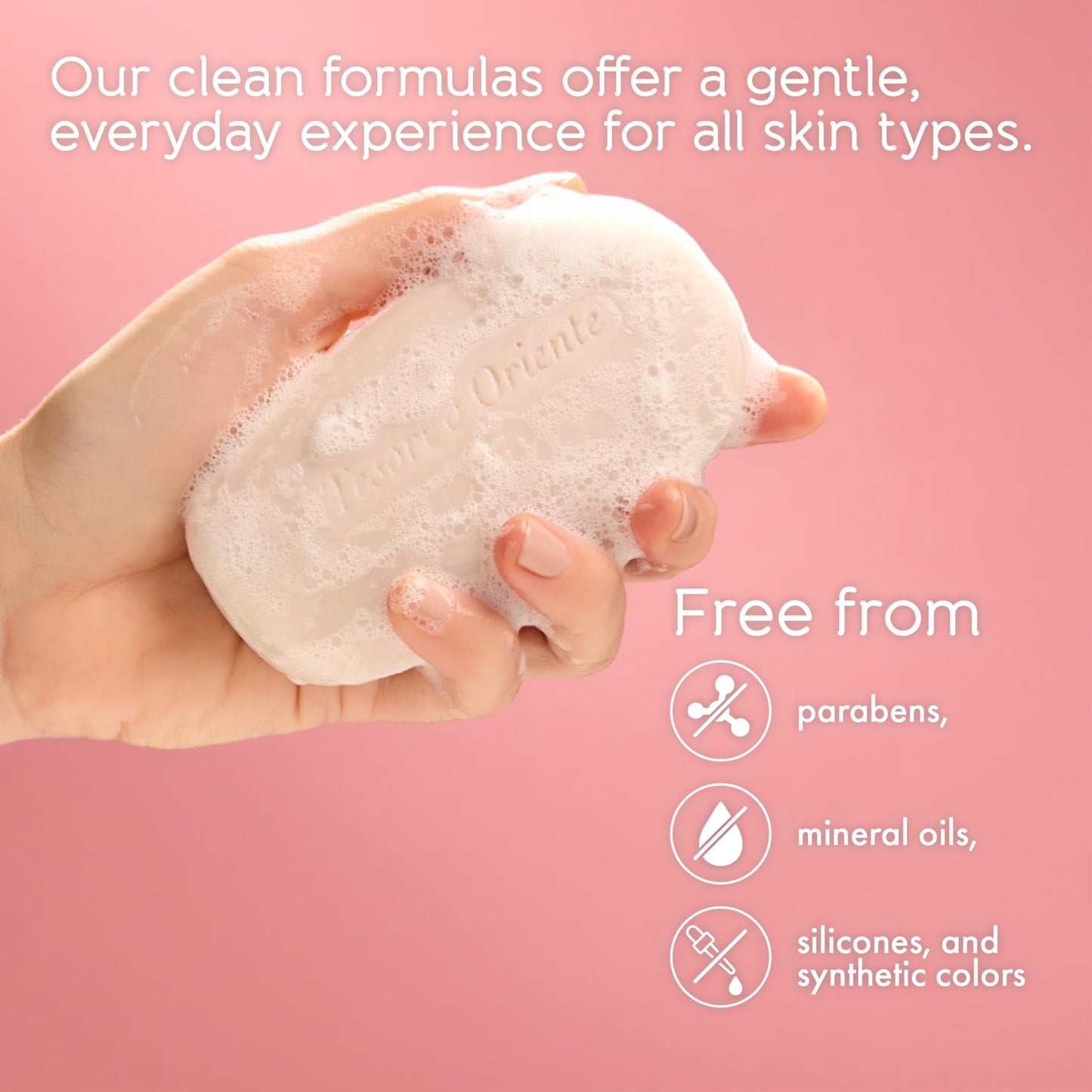 Tesori d’Oriente Ikigai Bar Soap, 5 oz, Plant-Based Aromatic Hand & Body Soap Bar with Rice Water, Hydrating, Gentle Cleanser for Men & Women, Soft Beauty & Personal Care Tesori d'Oriente