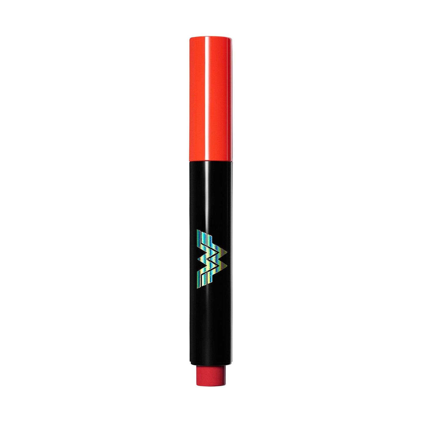 Revlon x WW84 Wonder Woman Kiss Melting Shine Lipstick, Moisturizing Non-Sticky Lipcolor with Coconut Oil and Shea Butter, in Red, 001 Courageous Beauty & Personal Care REVLON