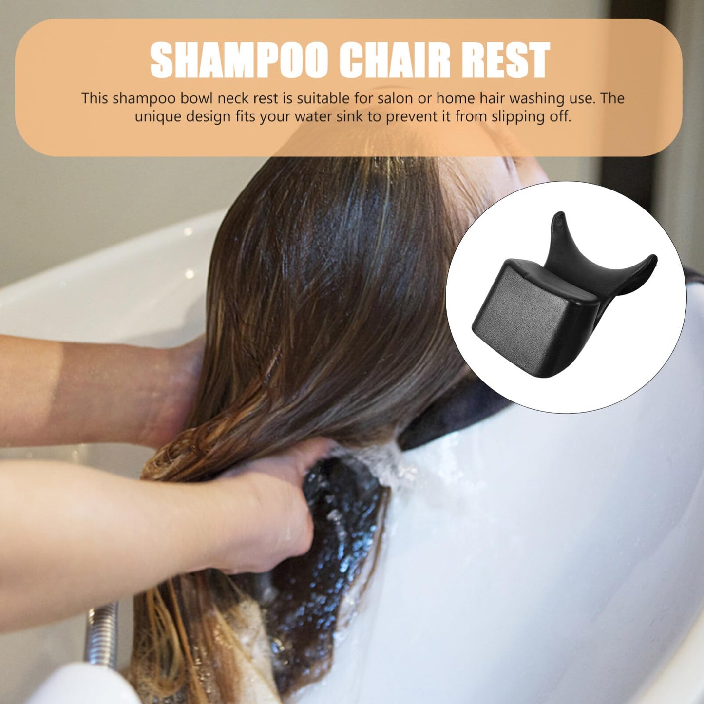 Shampoo Bowl Neck Rest: Hair Salon Neck Rest Salon Support Cushion for Hair Washing Beauty and Personal Care POPETPOP
