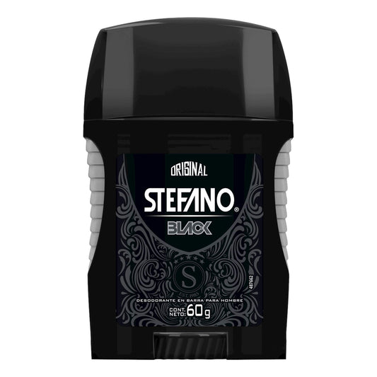 Stefano Stick Deodorant for Men 2.5oz, Desodorante Estefano Barra 60gr (Black) Beauty and Personal Care Stefano