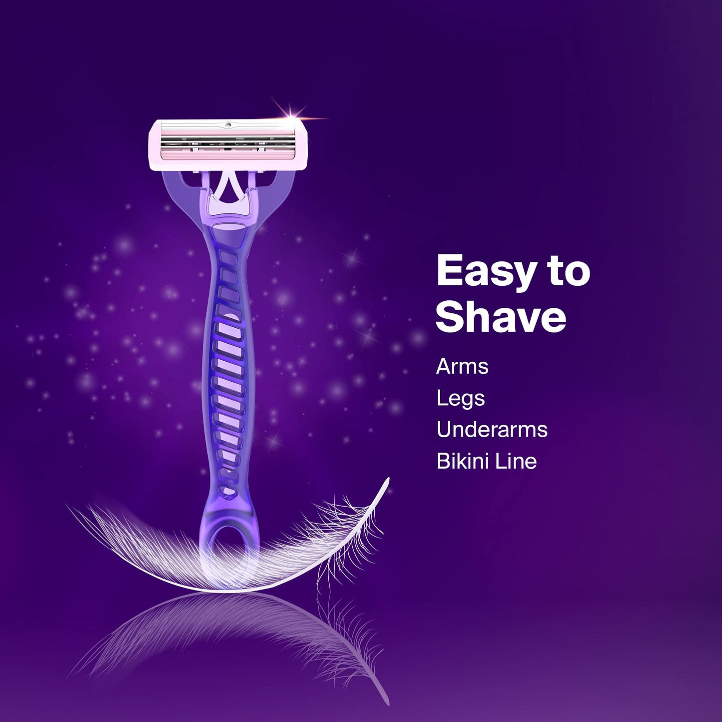 BOMBAE Hair Removal Razor for Women (Pack of 5) - Safe and Hygienic - Experience close and irritation-free shaves - Aloe Vera and Vitamin E Beauty and Personal Care Bombay Shaving Company
