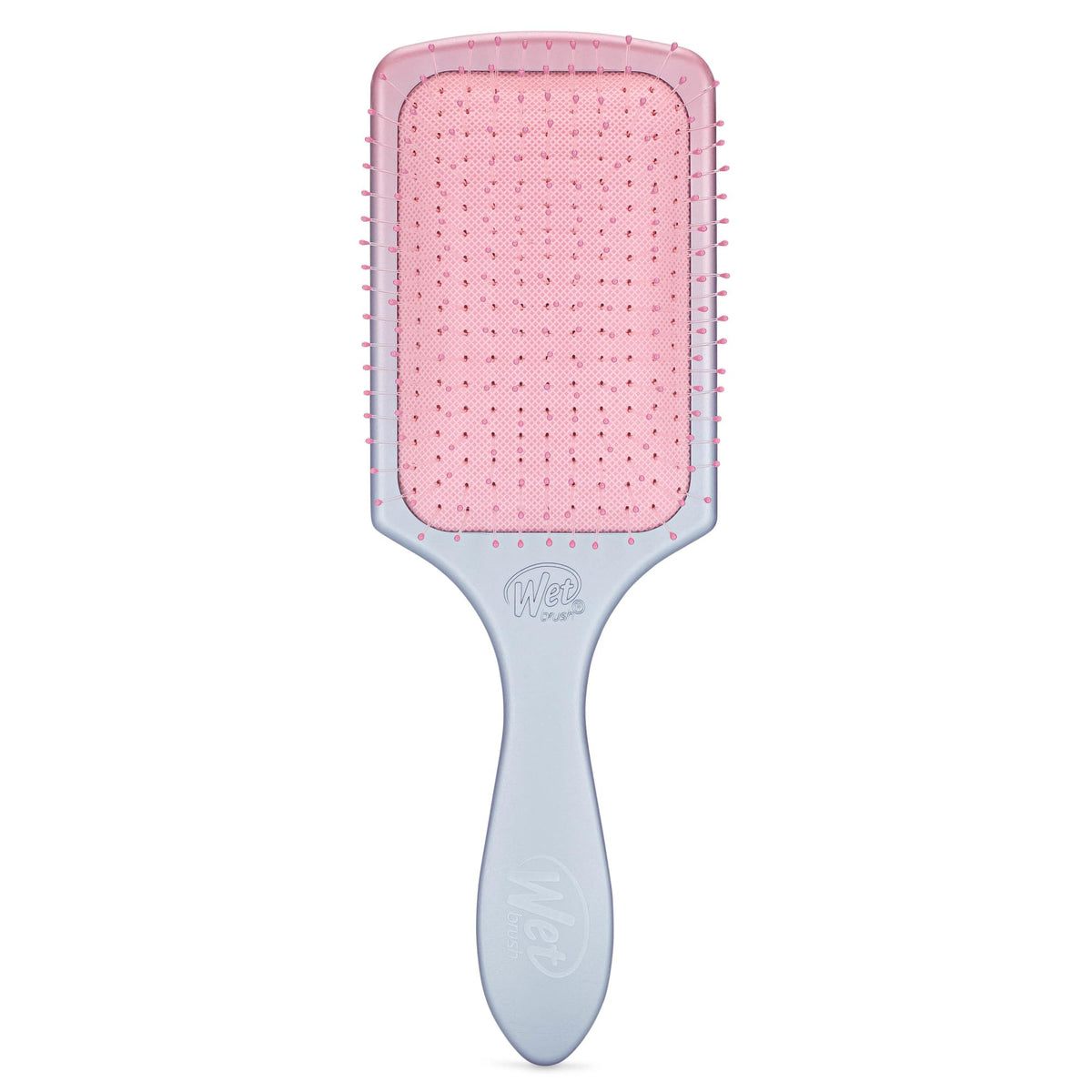 Wet Brush Paddle Detangler Hair Brush, Pink/Purple (Feel Good Ombre), Ultra-Soft IntelliFlex Bristles w/AquaVent Design, Great For Treatment & Mask