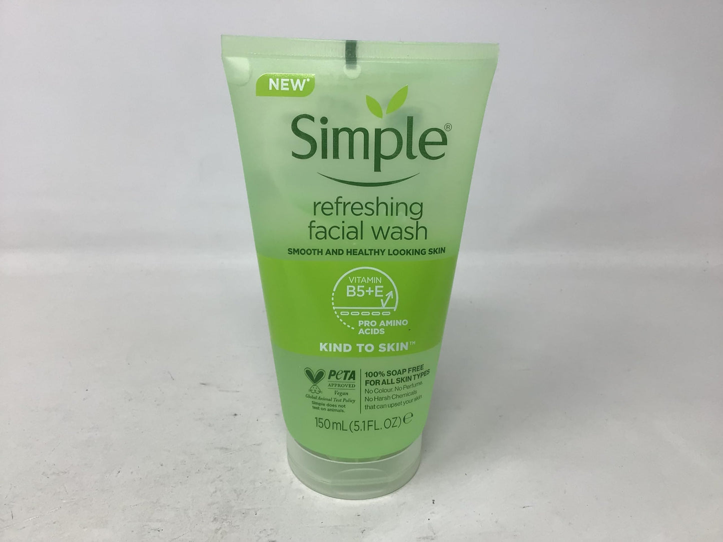 Simple Kind to Skin Refreshing Facial Gel Wash, 5.07 Ounce / 150 Ml (Pack of 3) Beauty & Personal Care Simple