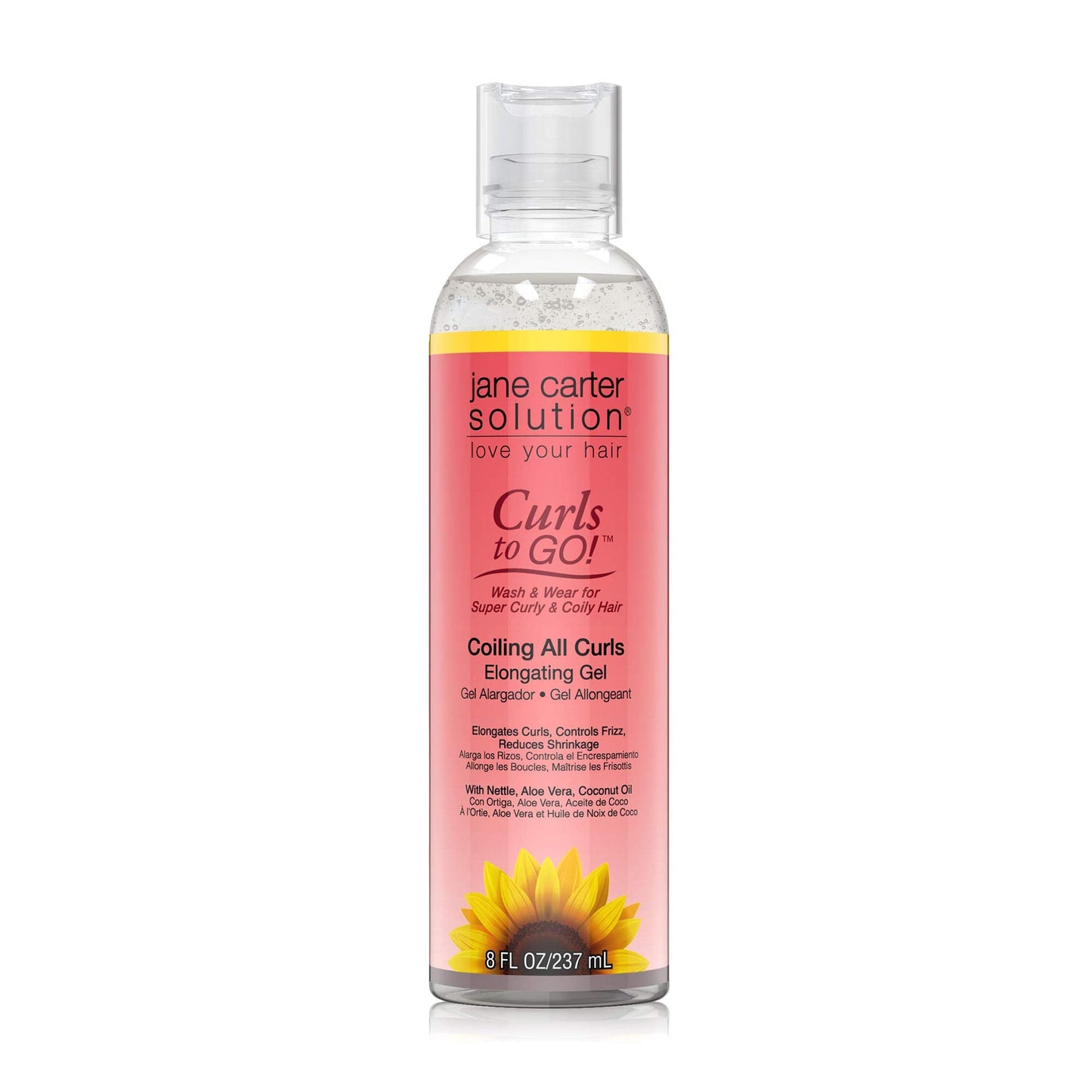 JANE CARTER SOLUTION Curls to Go Coiling all Curls Elongating Gel (8oz) - Moisturizing, Reduce Frizz Beauty & Personal Care Jane Carter Solution