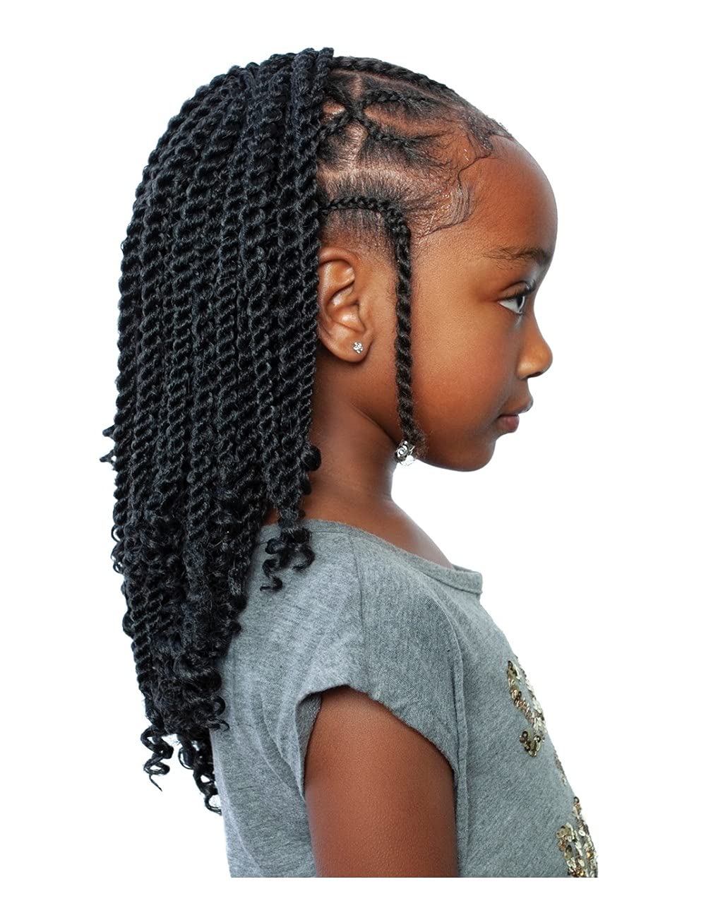 Mane Concept Afri-Naptural Pre-Stretched 6X KIDS I DEFINE EASY BRAID 30" - KBRD601 (1 Jet Black)