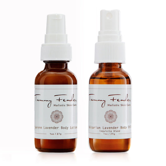 TAMMY FENDER - Sweetest Dreams Gift Set - Natural, Organic, Cruelty Free, Non-Toxic Skincare - Nourish Skin Overnight - Bulgarian Lavender Body Oil + Beauty and Personal Care TAMMY FENDER