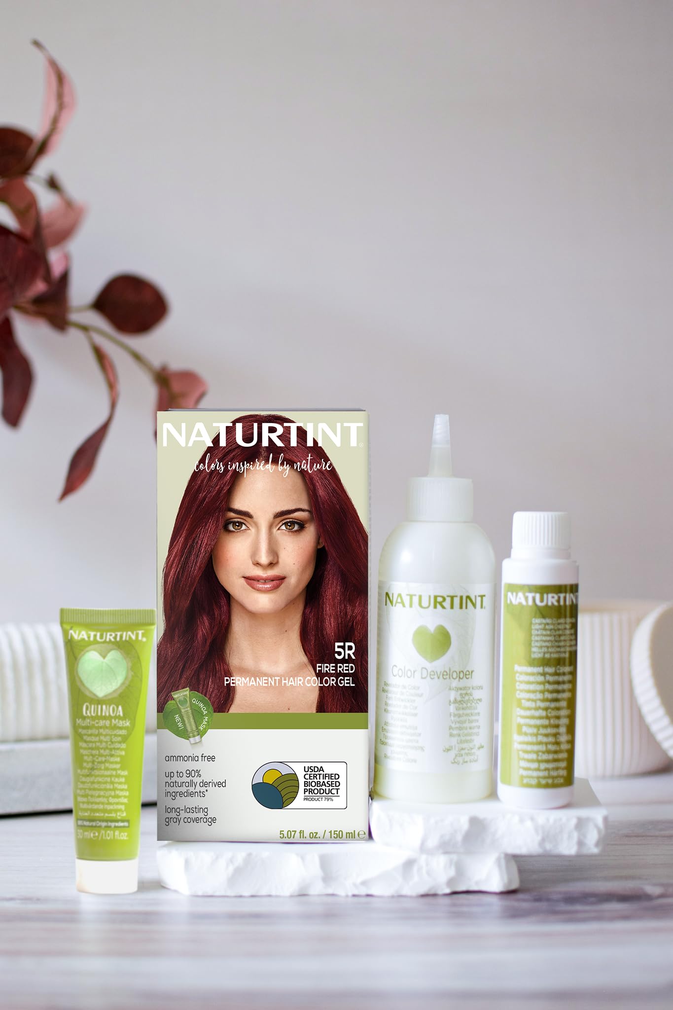 Naturtint 5R Fire Red Permanent Hair Color (Pack of 1), Ammonia Free, Vegan, Cruelty Free, up to 100% Gray Coverage, Long Lasting Results (Packaging Beauty & Personal Care Naturtint