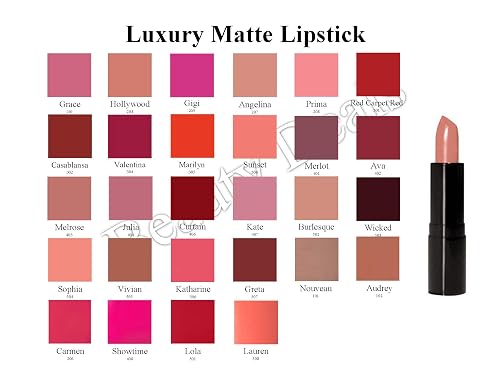 Beauty Deals Luxury Matte Lipstick Luxurious Hydrated Creamy Lipstick (Carmen) Beauty & Personal Care Beauty Deals