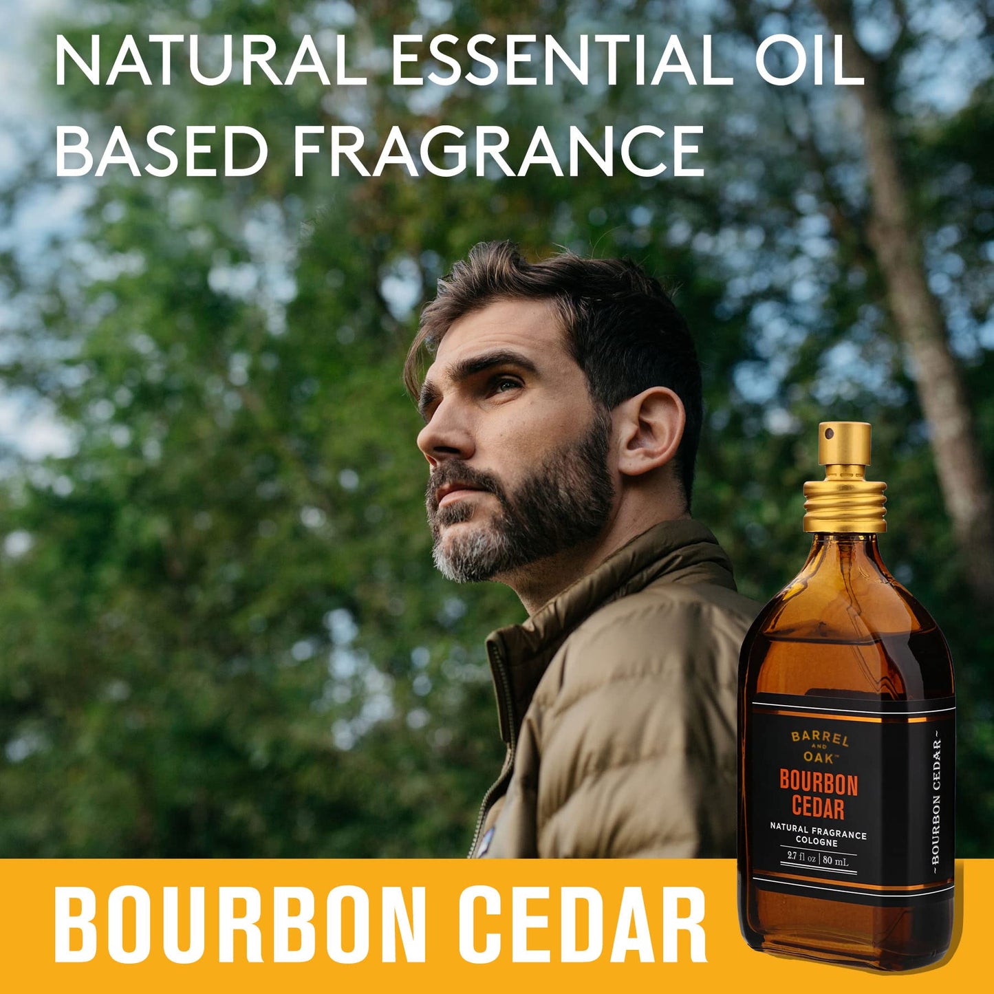 Barrel and Oak - Natural Fragrance, For Men, Eau de Cologne, Essential Oil-Based Scent Beauty & Personal Care Barrel & Oak