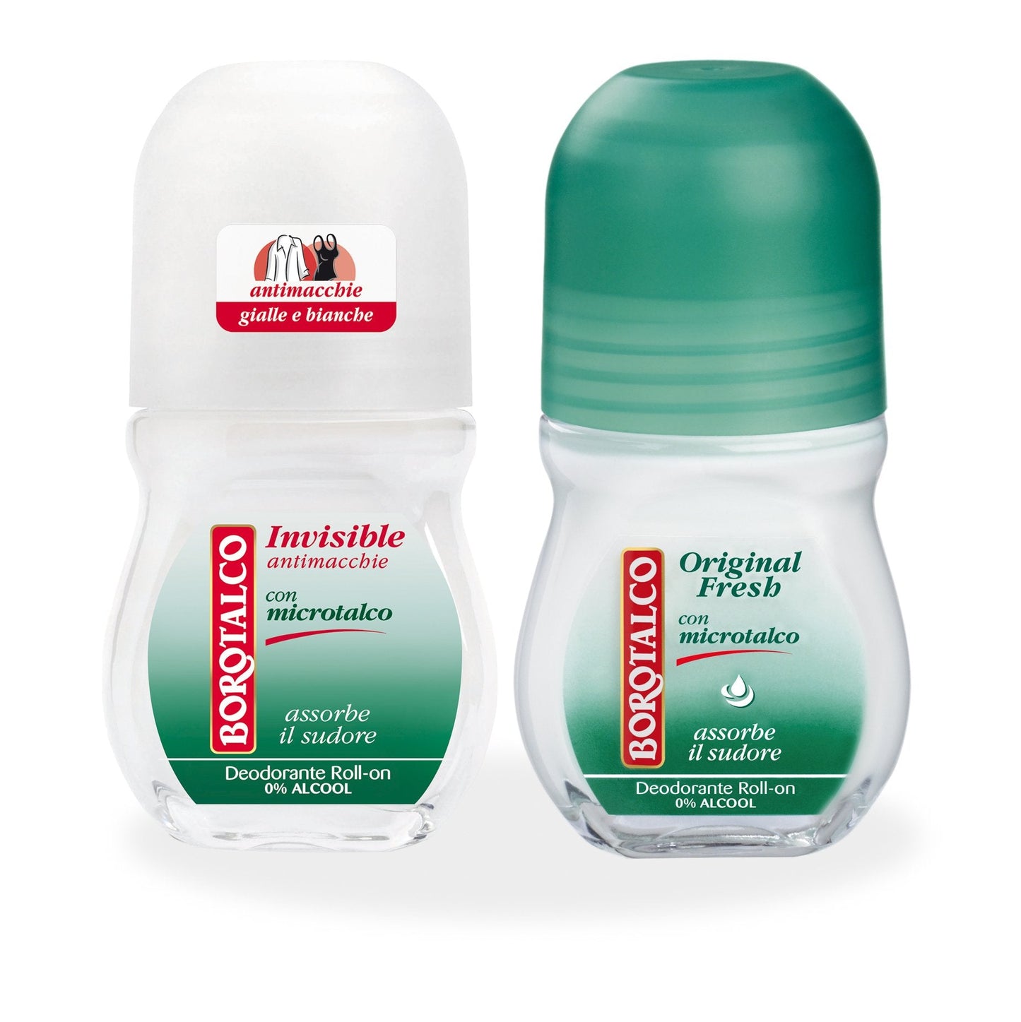 Borotalco: Deo Roll On Alcohol-Free Deodorant Original 50 ml (1.69 fl.oz) Pack of 3 [ Italian Import ] Beauty and Personal Care Borotalco