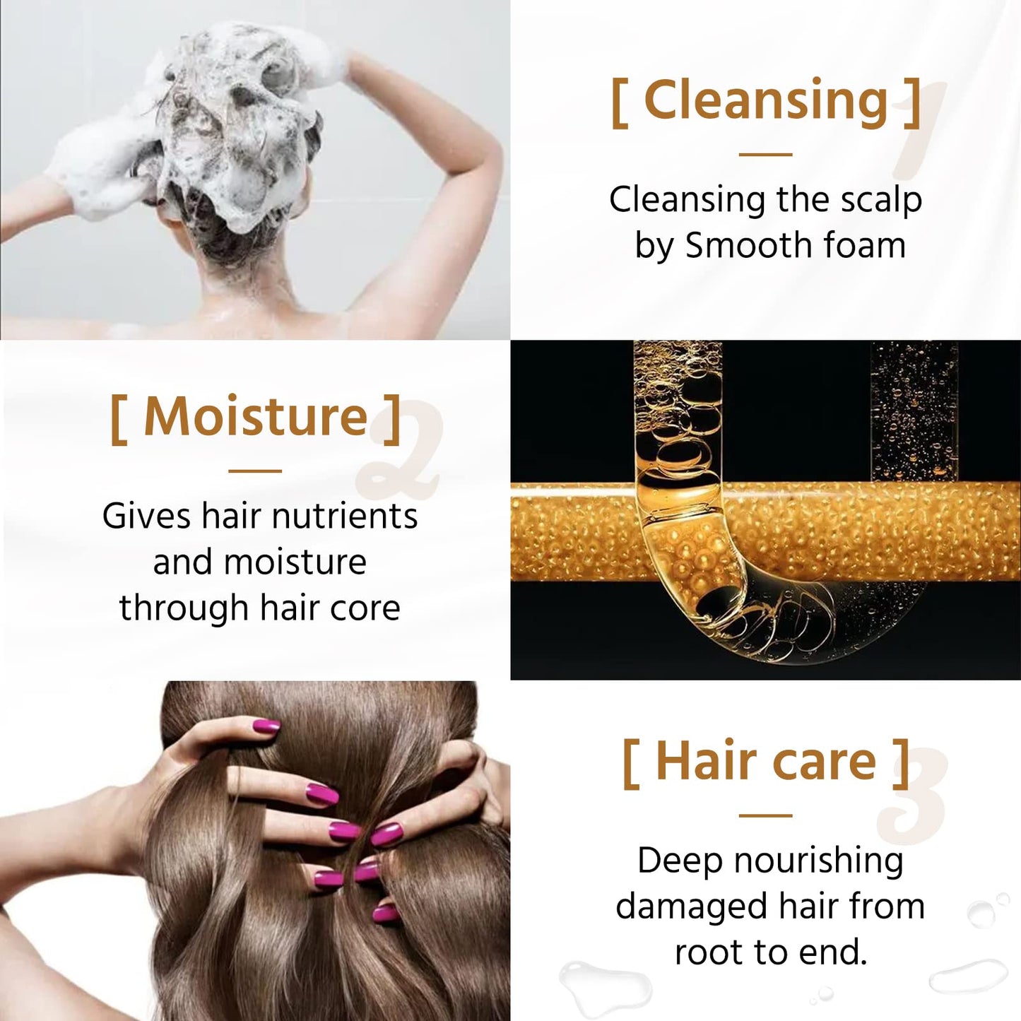 Natural Organic Sulfate Free Moroccan Argan Oil Shampoo and Conditioner Set - Color Safe Treatment, UV Protection, Intense Moisturizing For Dry Beauty & Personal Care NUSPA NUSPA