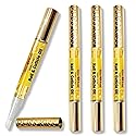 Bliss Kiss | Crisp Fragrance 4 Nail Oil Cuticle Pens w/Vitamin E & Jojoba?Nail Strengthener Nail Growth Treatment for Brittle Peeling Breaking Thin Beauty & Personal Care Bliss Kiss