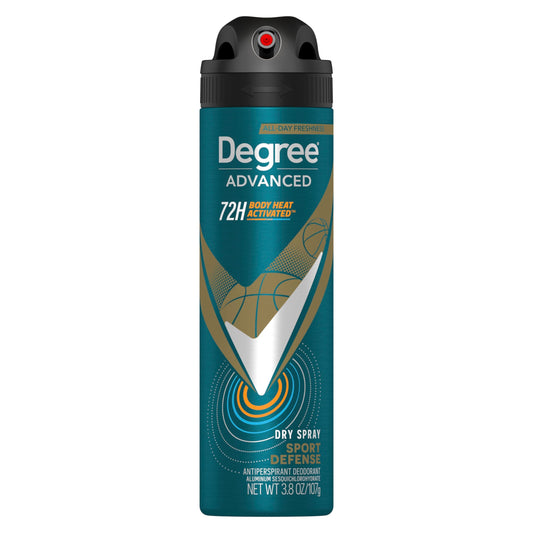 Degree Men Antiperspirant Deodorant Dry Spray Sport Defense 72-Hour Sweat and Odor Protection Deodorant For Men With Body Heat Activated Technology Beauty and Personal Care Degree