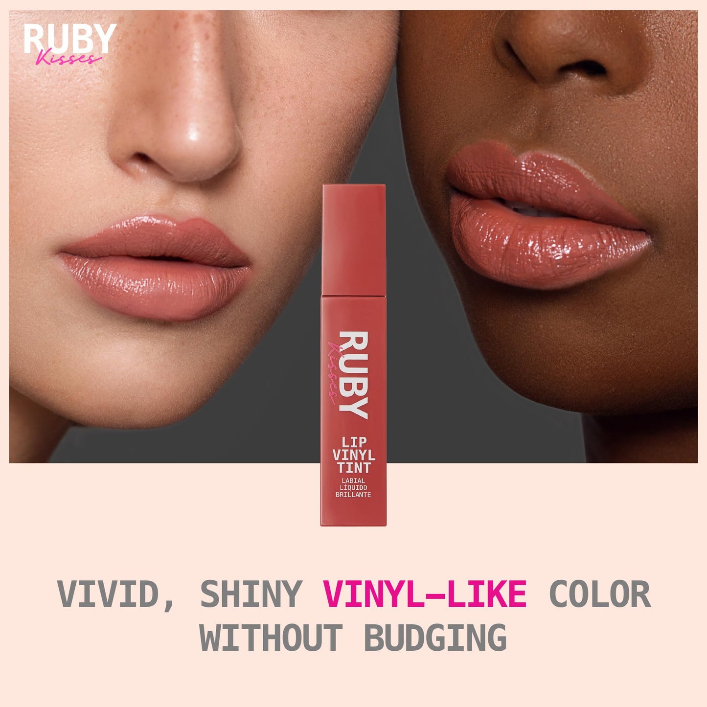 Ruby Kisses Velvet Lip Cream, Matte Finish Lipstick, Rich Color, Long Lasting Lip Stain, Lightweight, Nourishing, Hydration, High Pigment Lip Tint Beauty & Personal Care Ruby Kisses